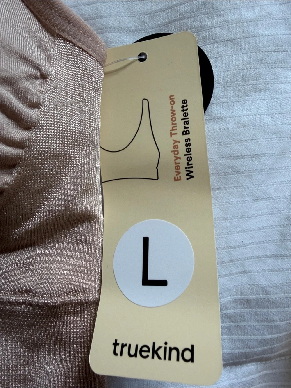 Truekind Nude Seamless Comfort Bra - L